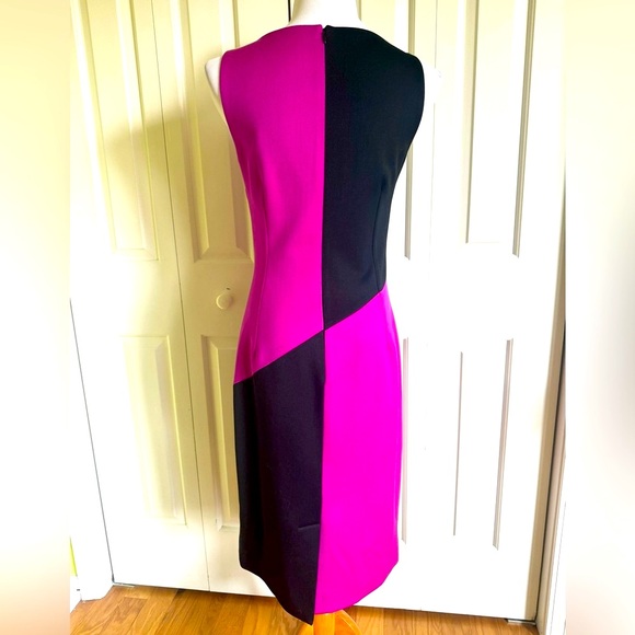 DOLCE &GABBANA Black/Fuchsia Cocktail Dress 8/44 - Picture 2 of 9